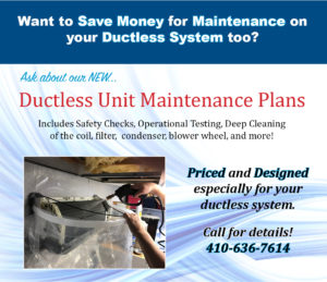 Ductless, Mini-Split, Maintenance, Annapolis, MD